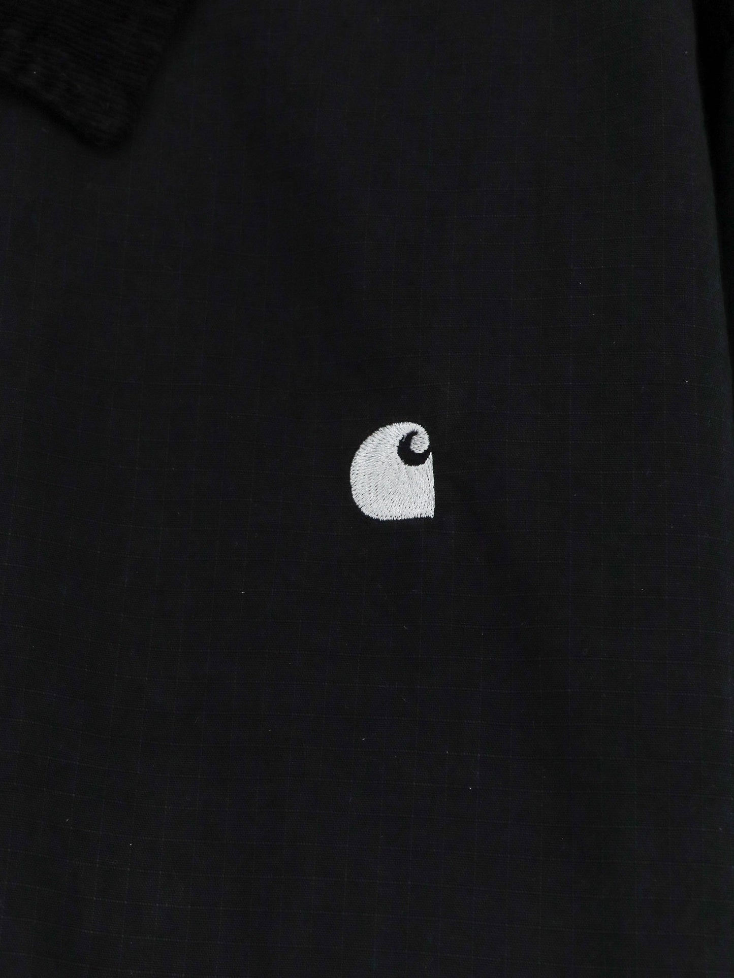 Madison Ripstop cotton jacket with embroidered logo on the front