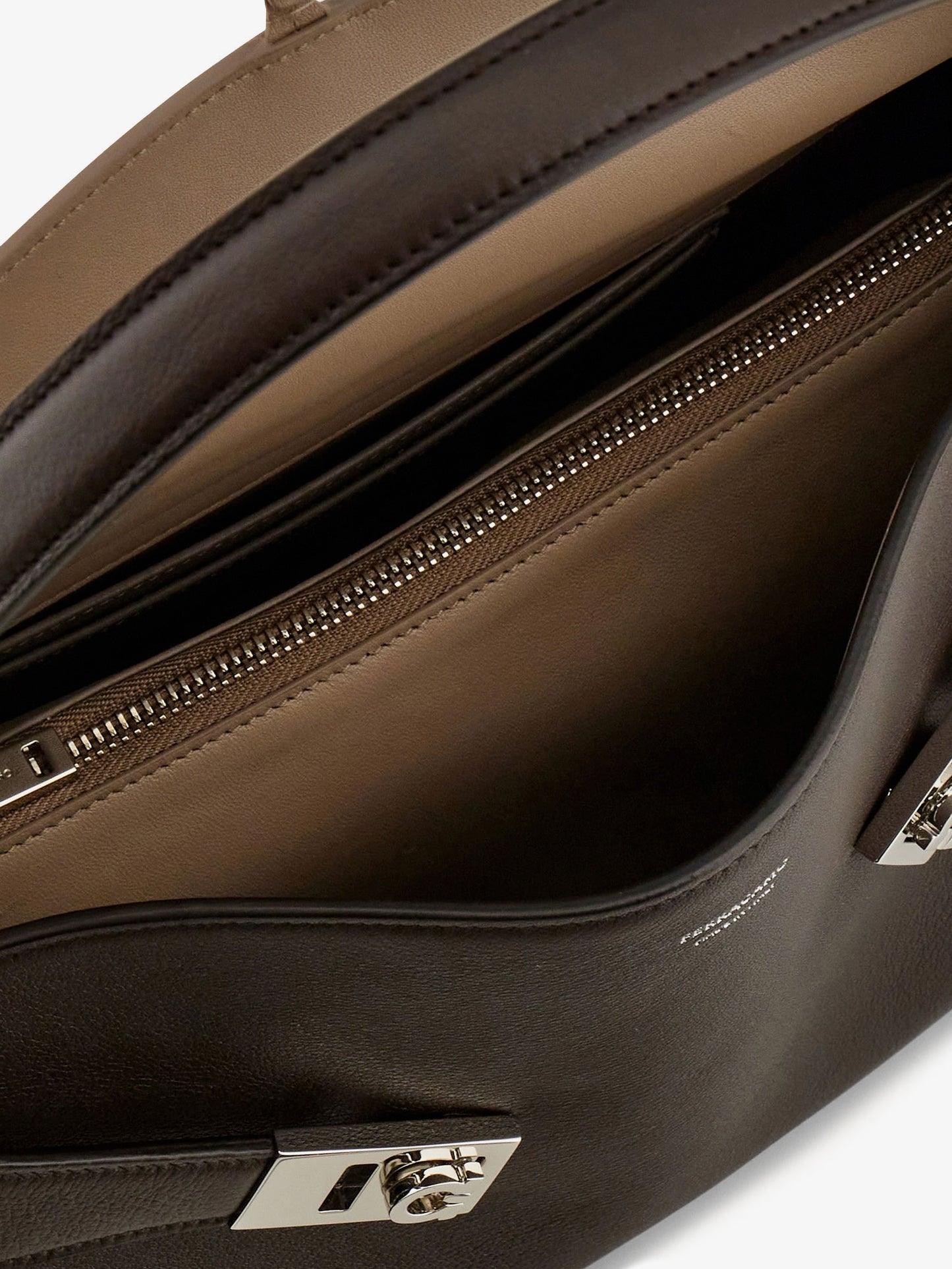 Hug Soft two-tone shoulder bag