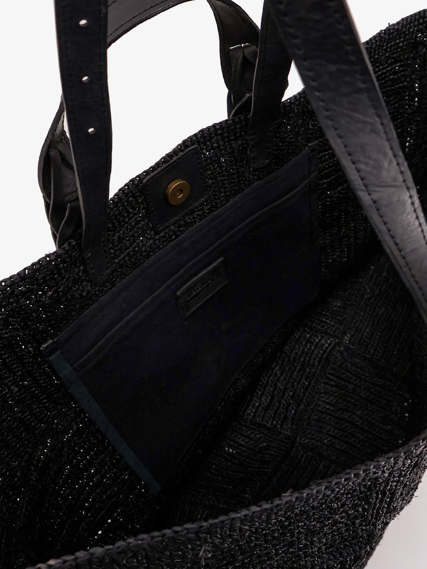 Wild raffia shoulder bag