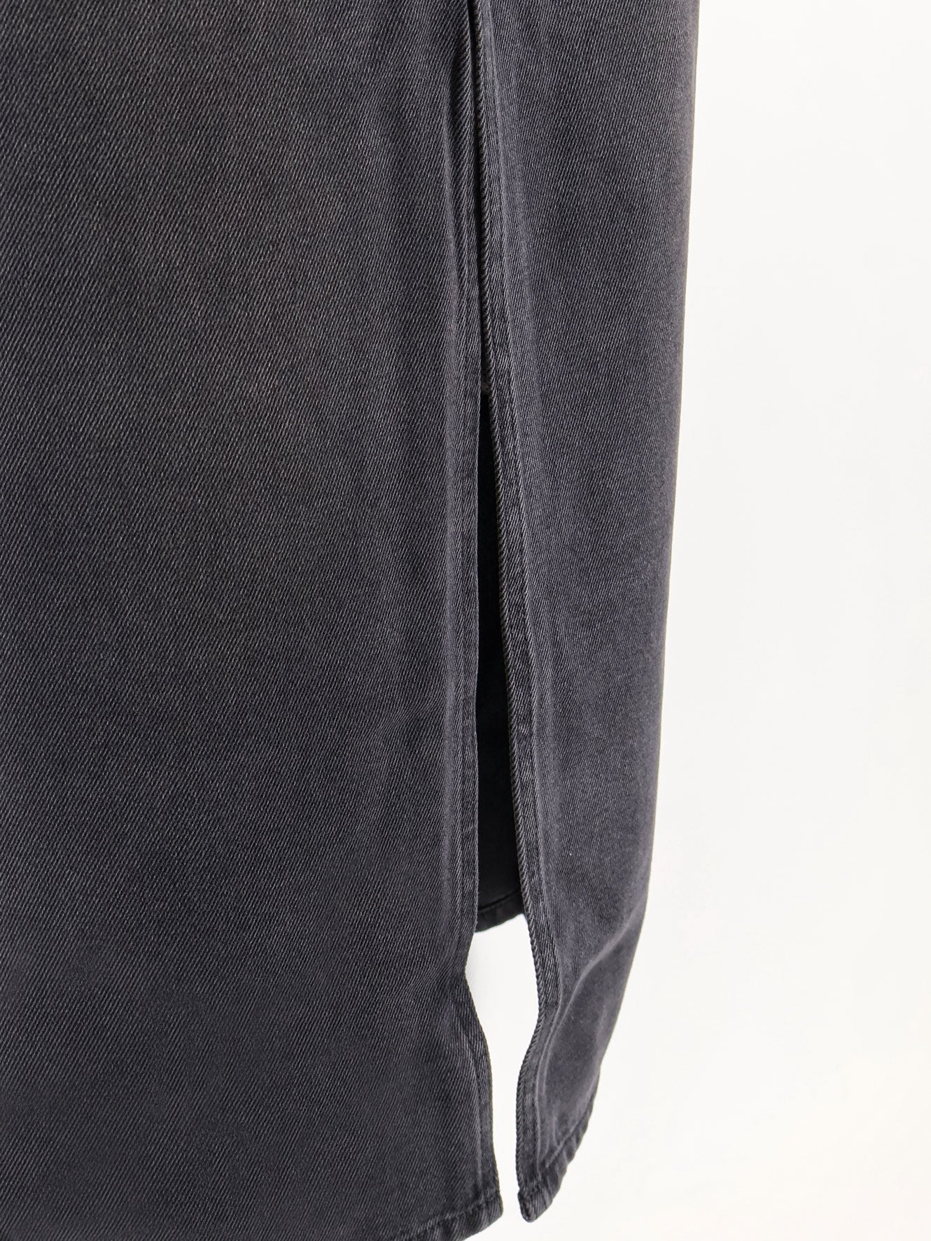 Faharia black denim skirt