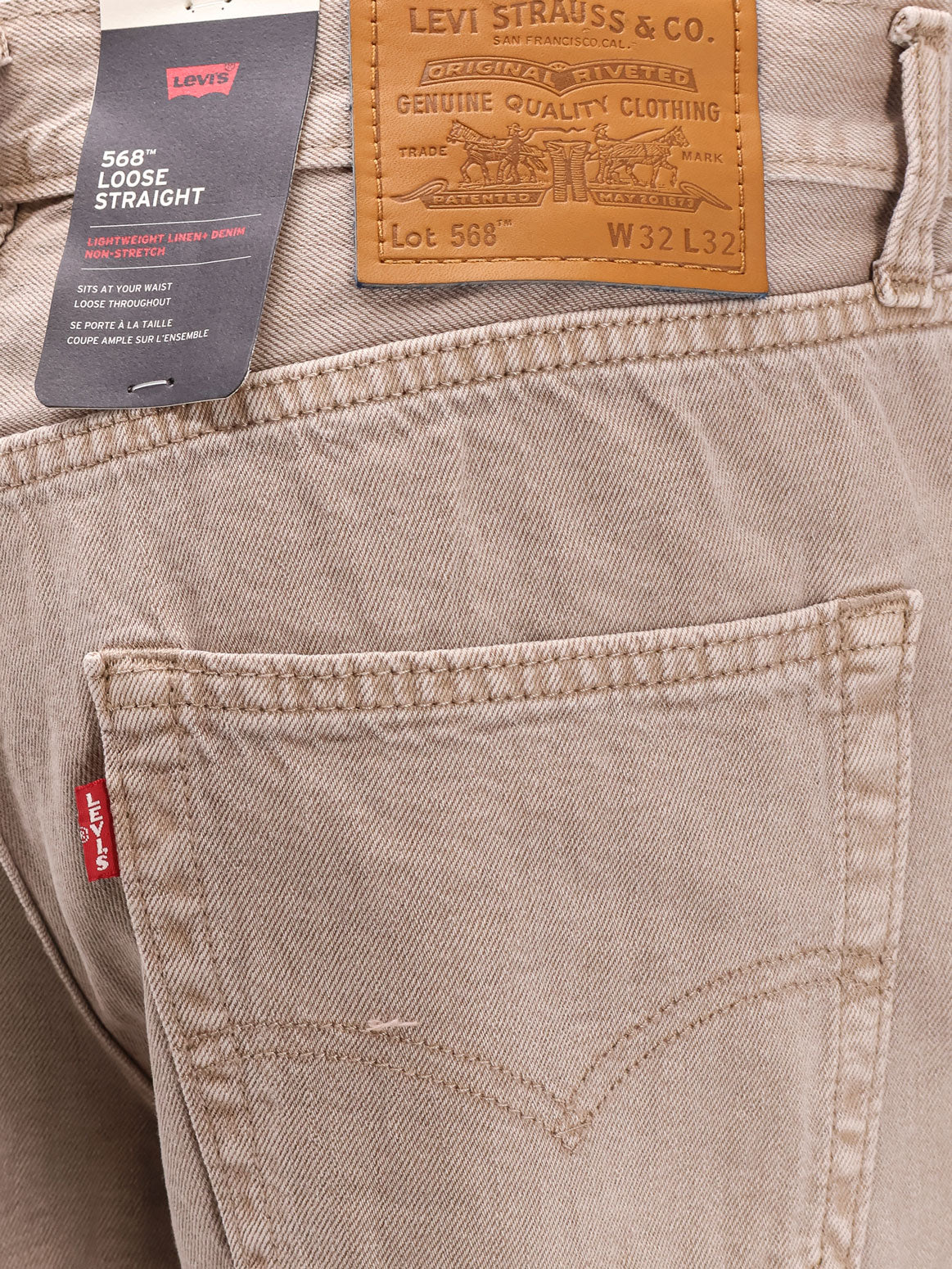Jeans 568 Loose Straight in denim