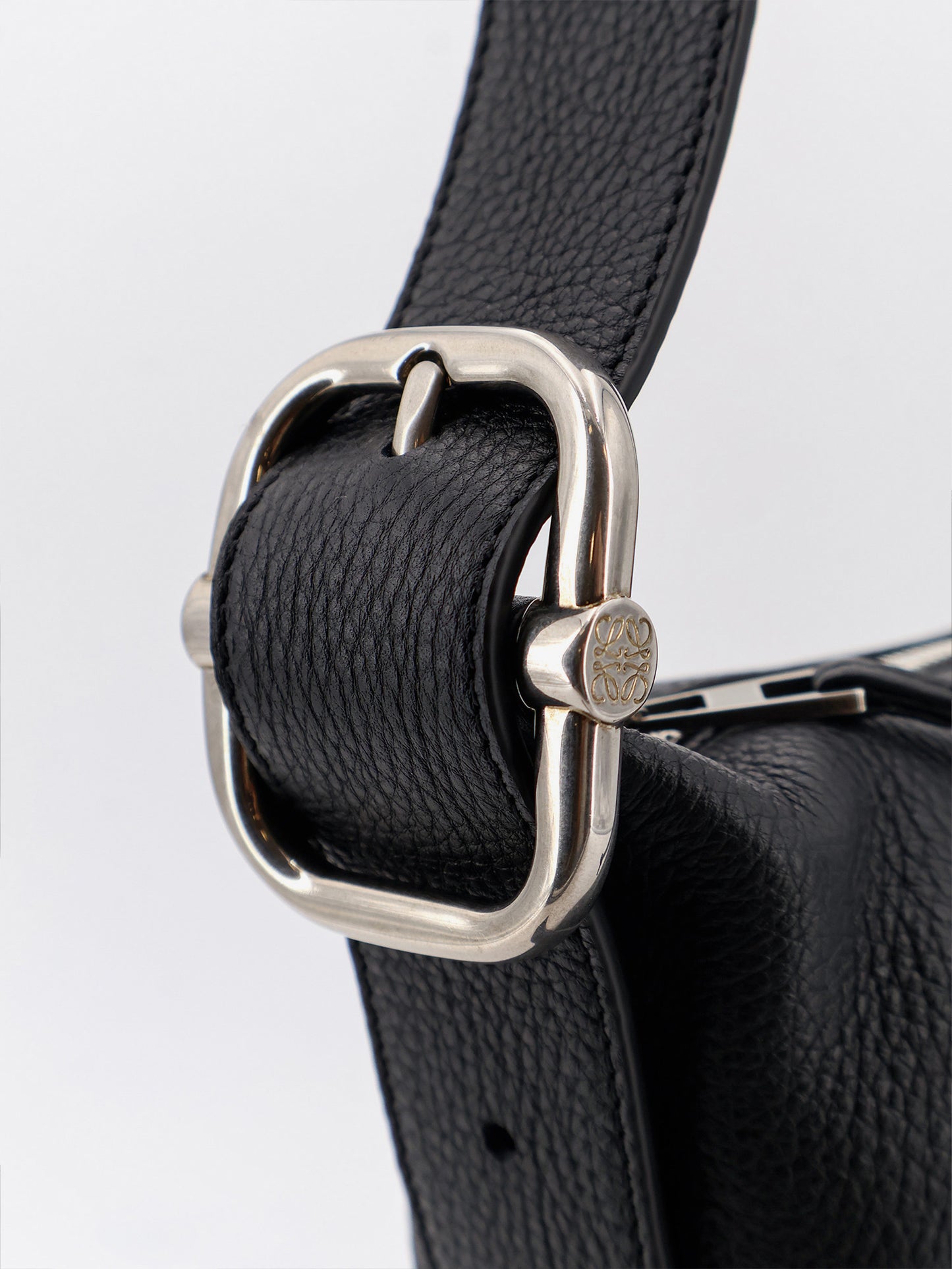 Loop leather crossbody bag