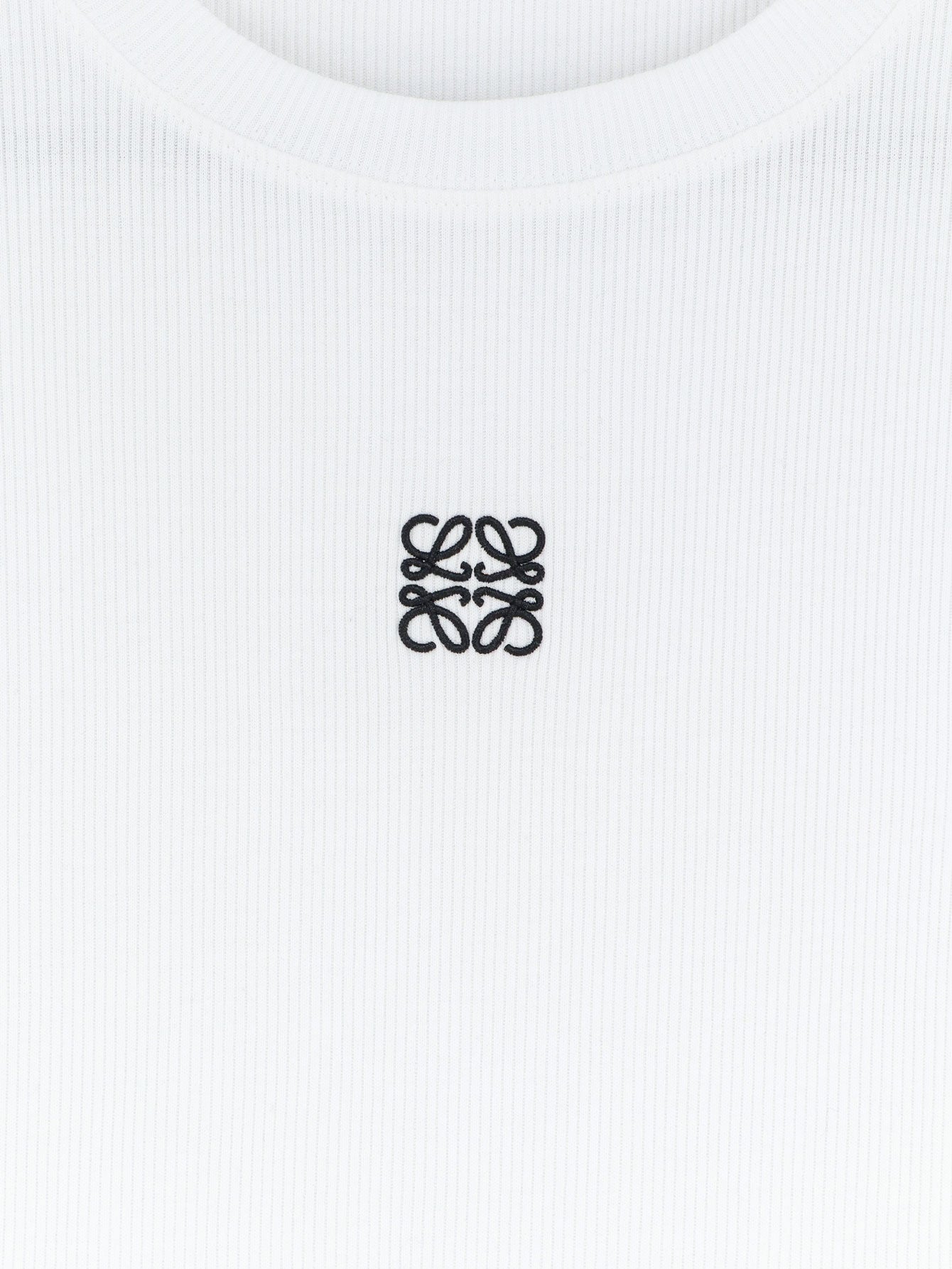 Ribbed cotton t-shirt