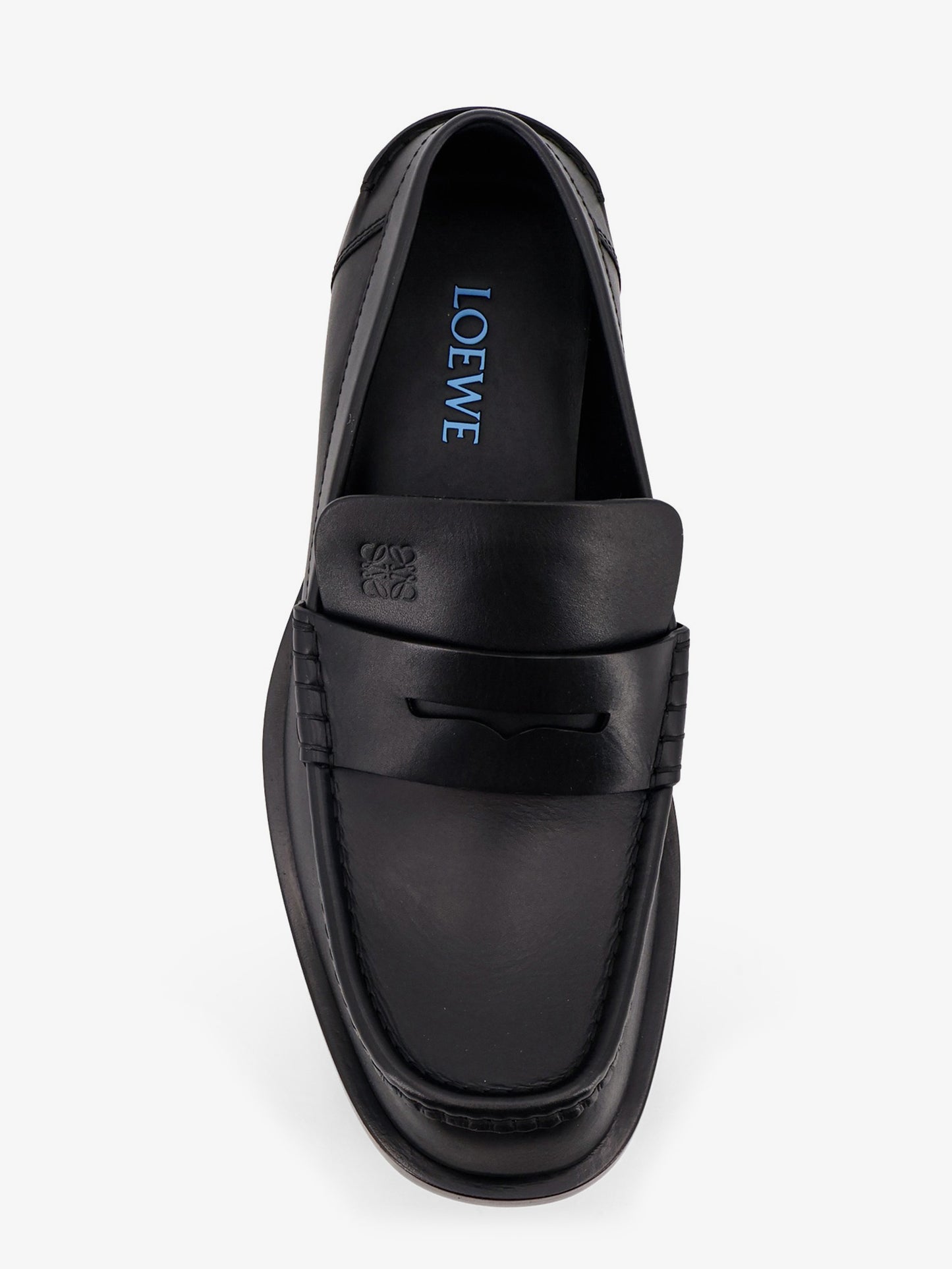 Mocassini Bobine in pelle con logo Anagram inciso