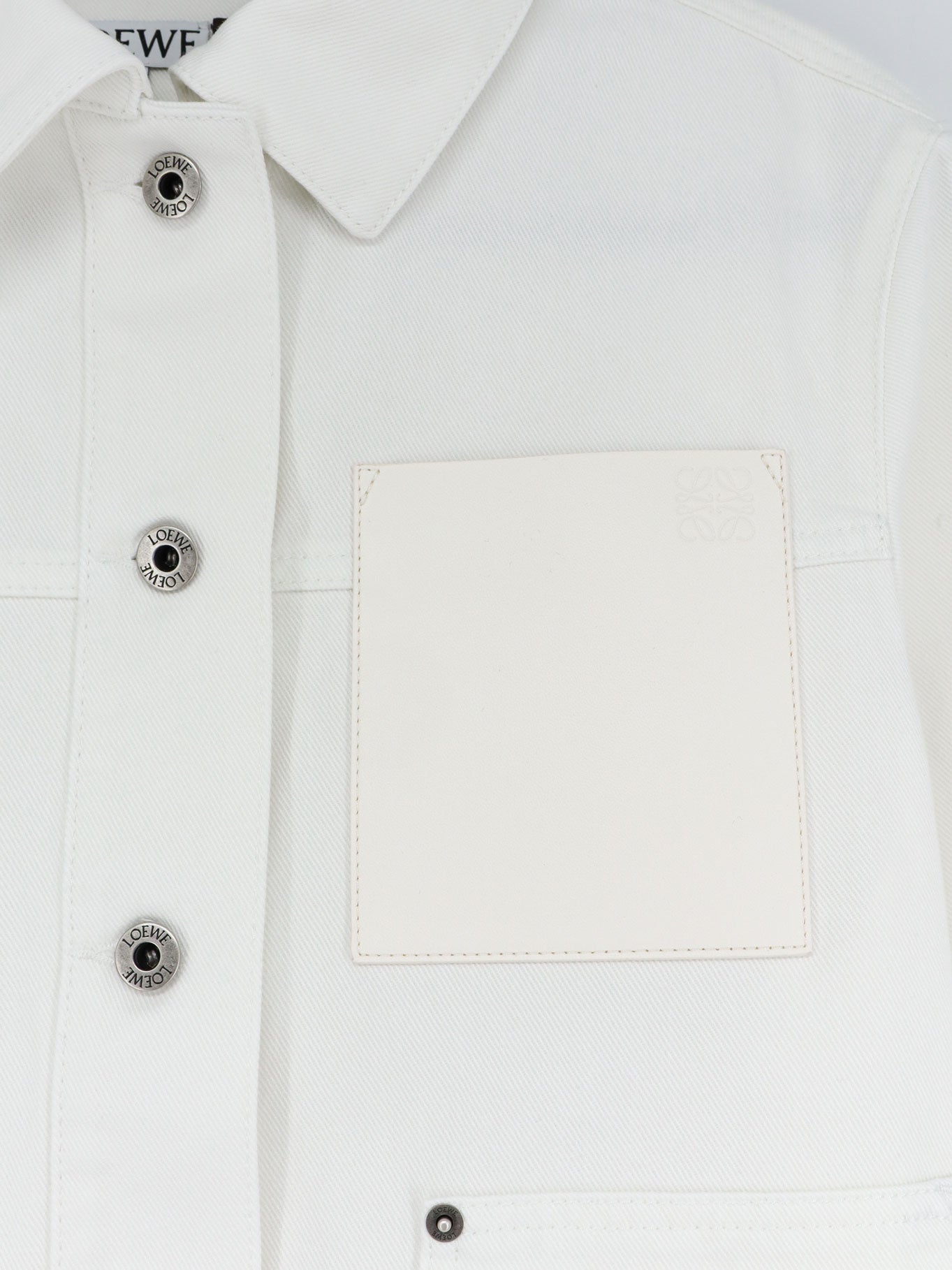 Paula's Ibiza-Workwear white denim jacket