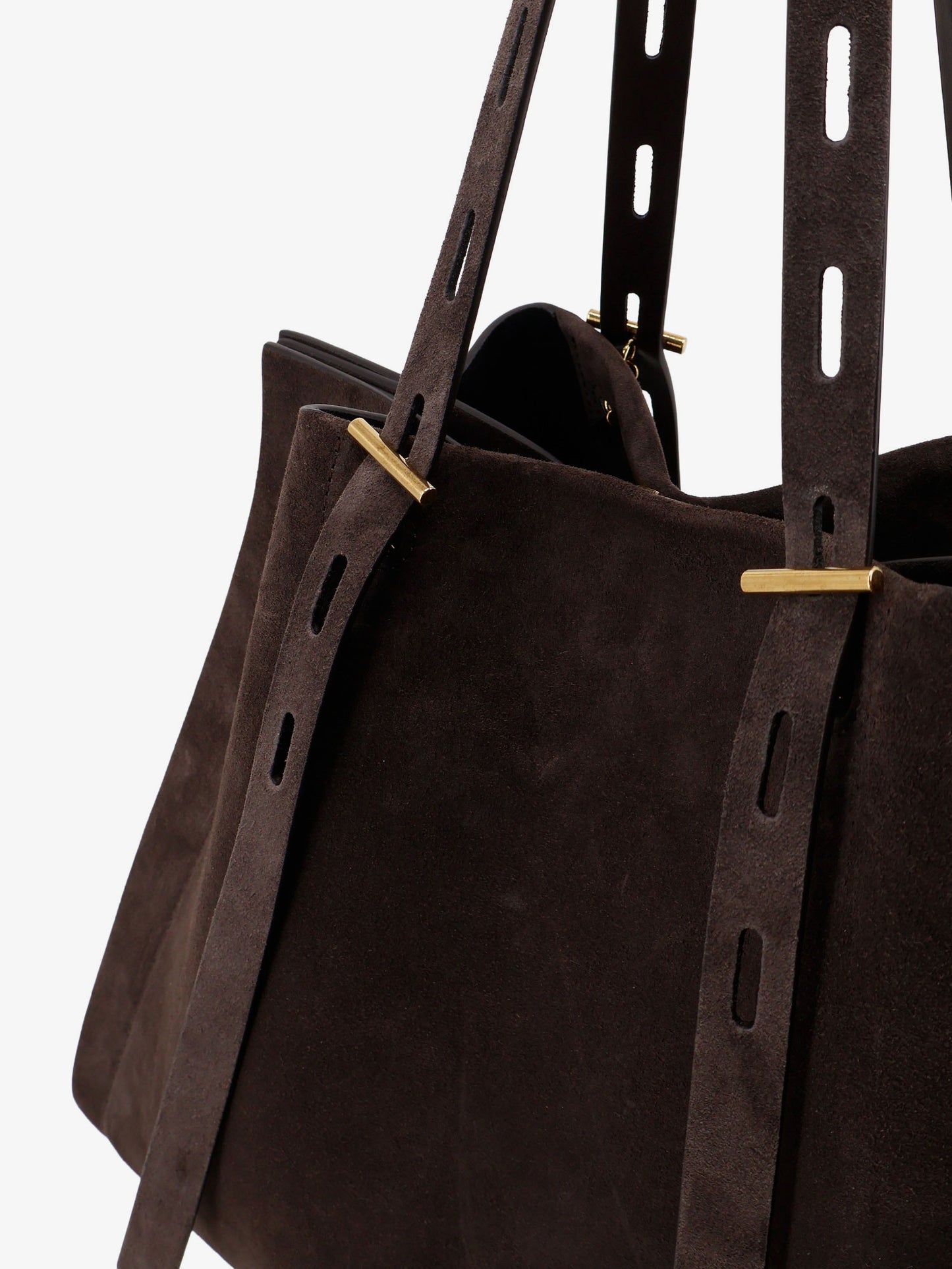 Paula suede shoulder bag