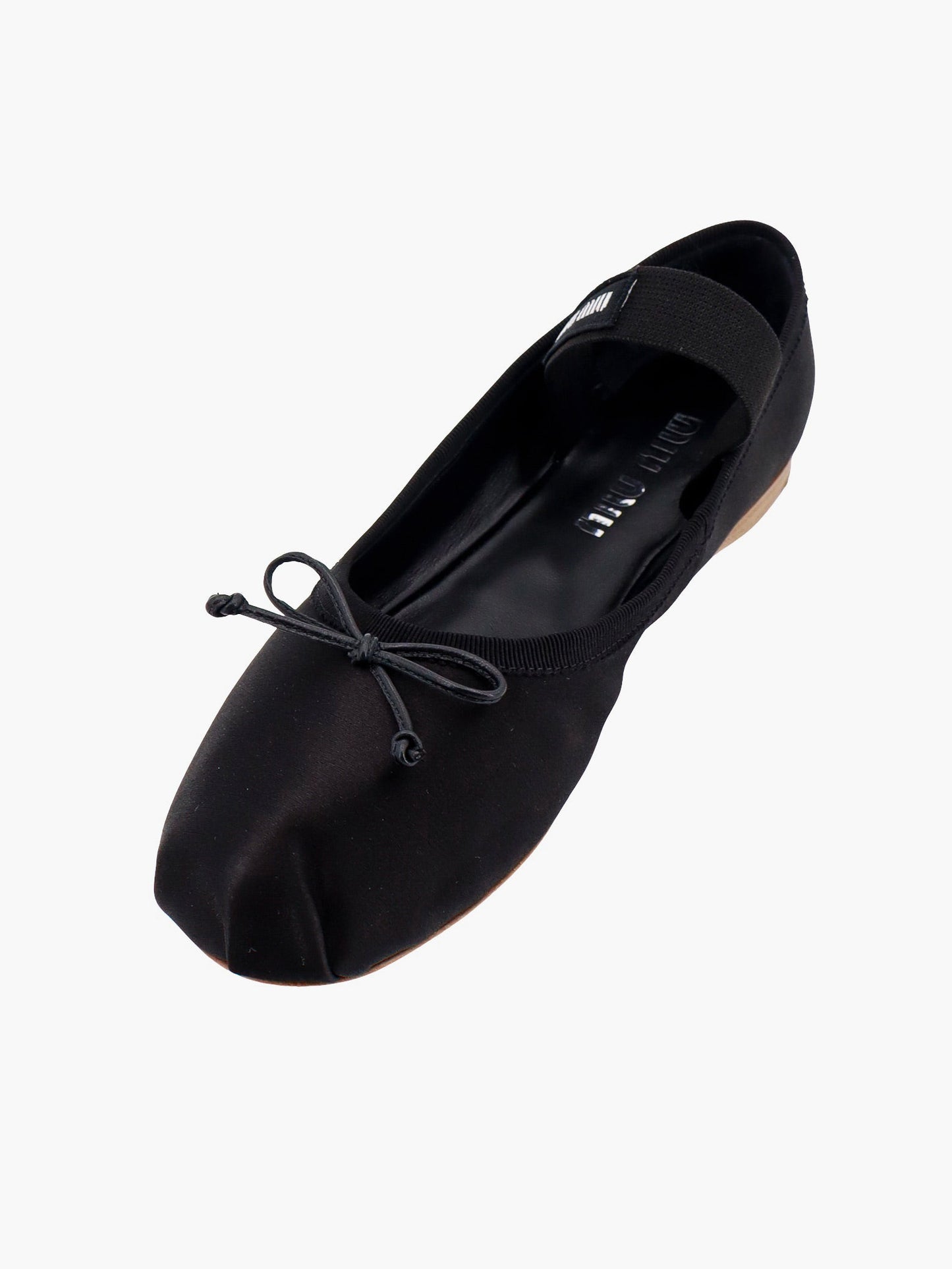 Satin ballet flats