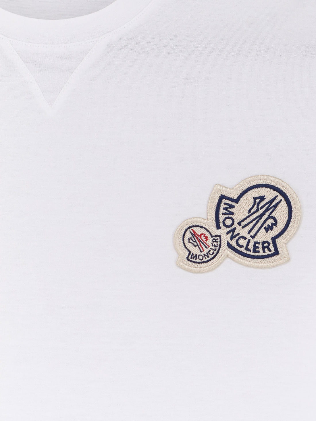 Cotton T-shirt with logo patch