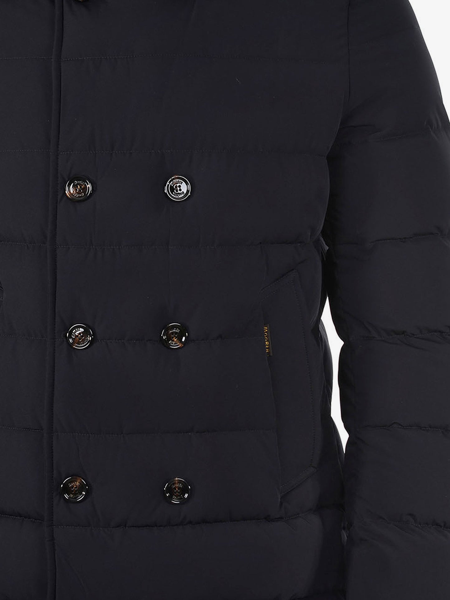 Florio-Kn padded and quilted down jacket