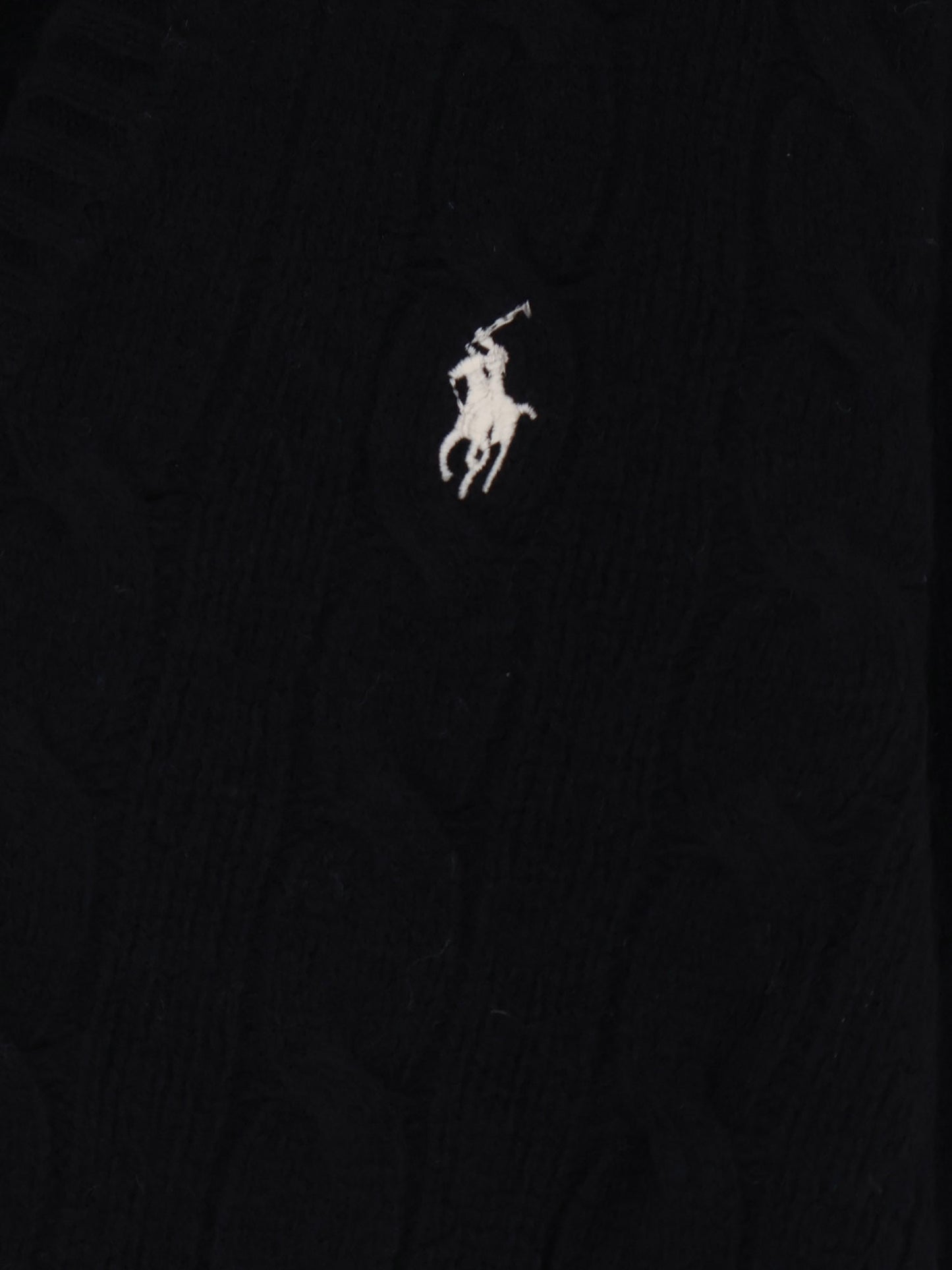 Wool and cashmere blend sweater with embroidered logo on the front
