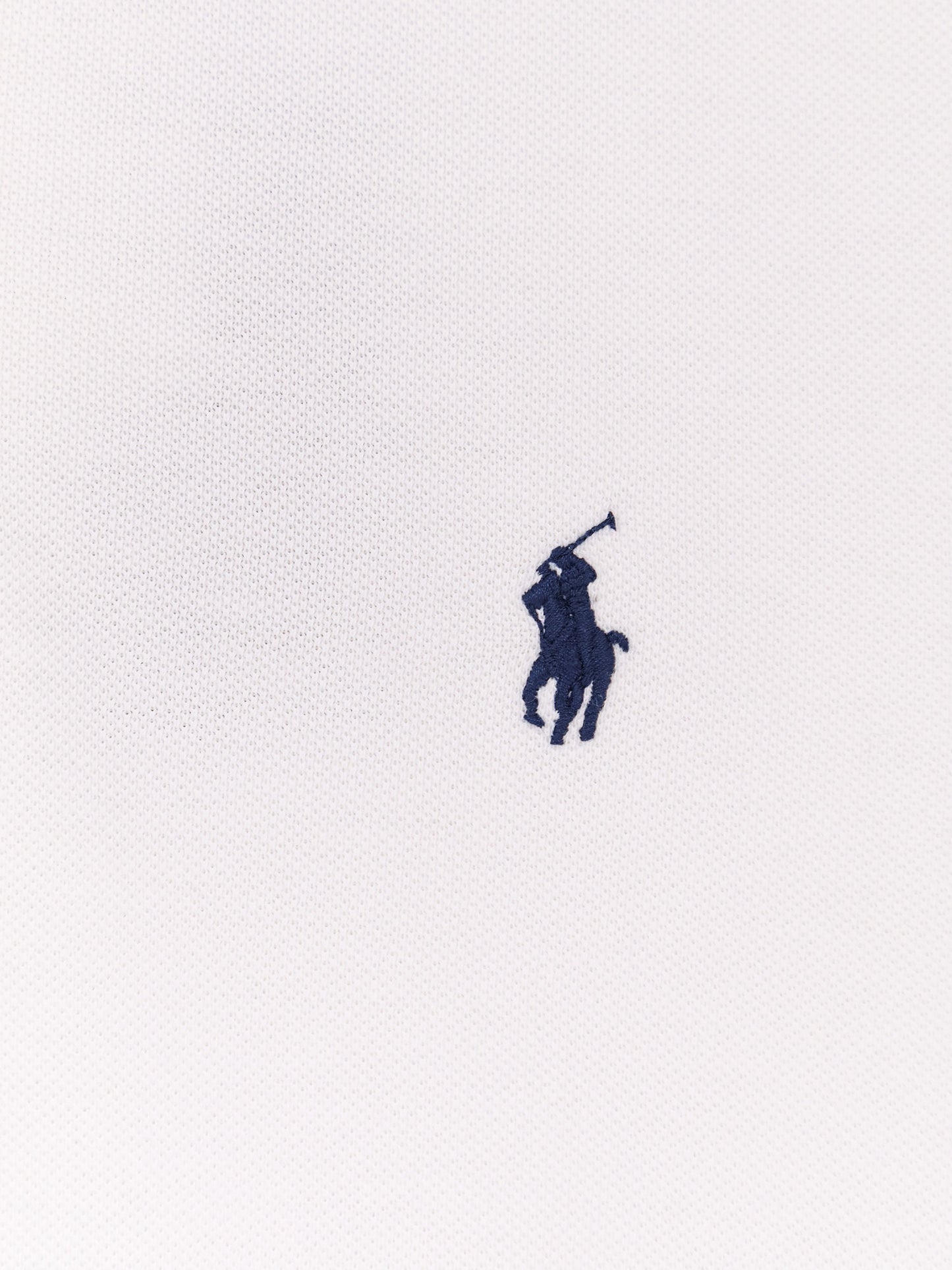 Cotton polo shirt with embroidered logo