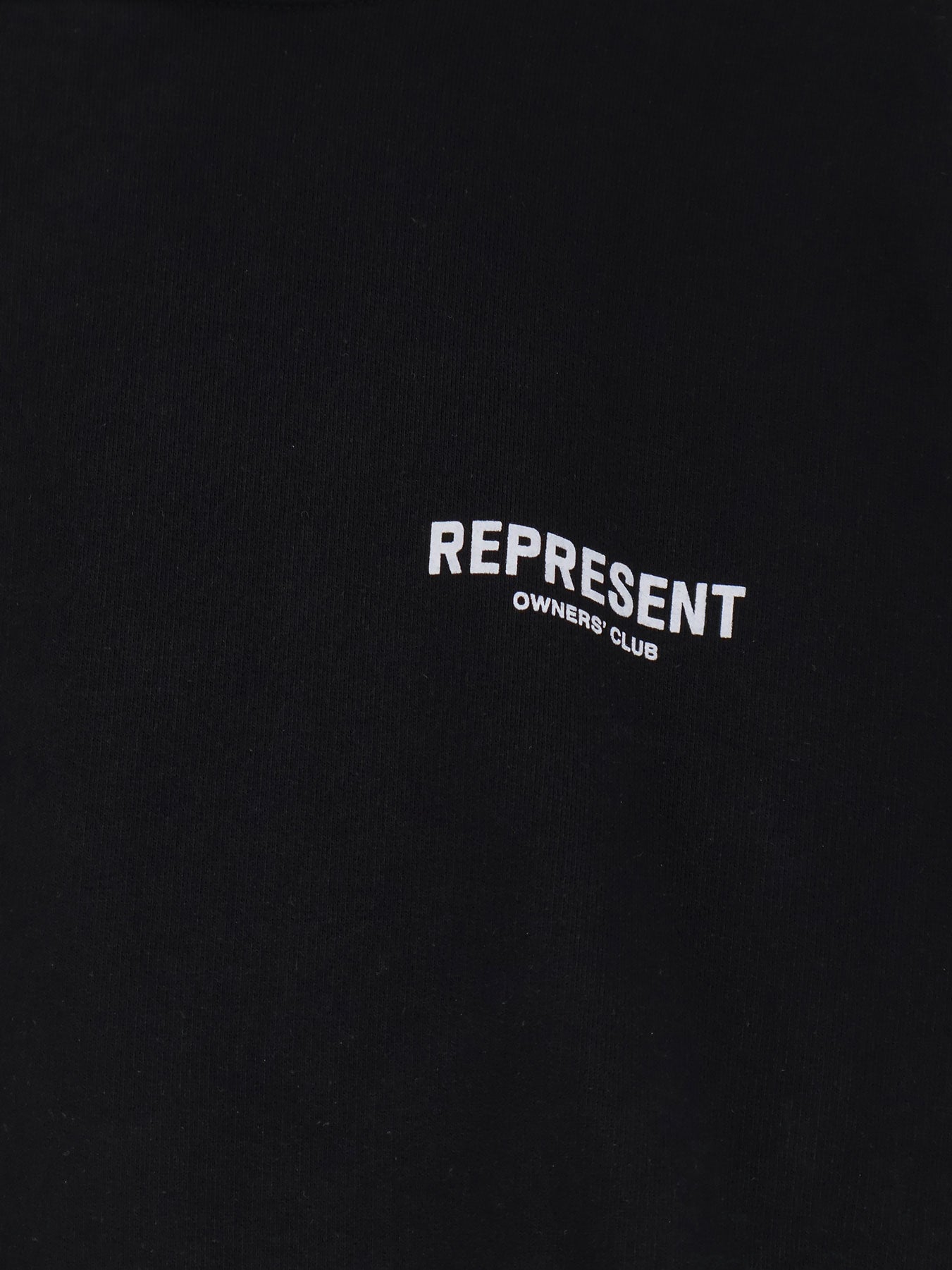 Cotton sweatshirt with printed logo on the front
