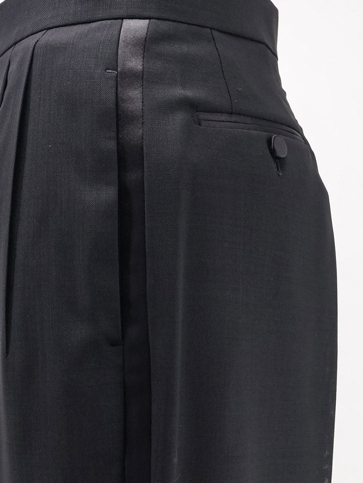 Pantaloni Smoking Light Wool