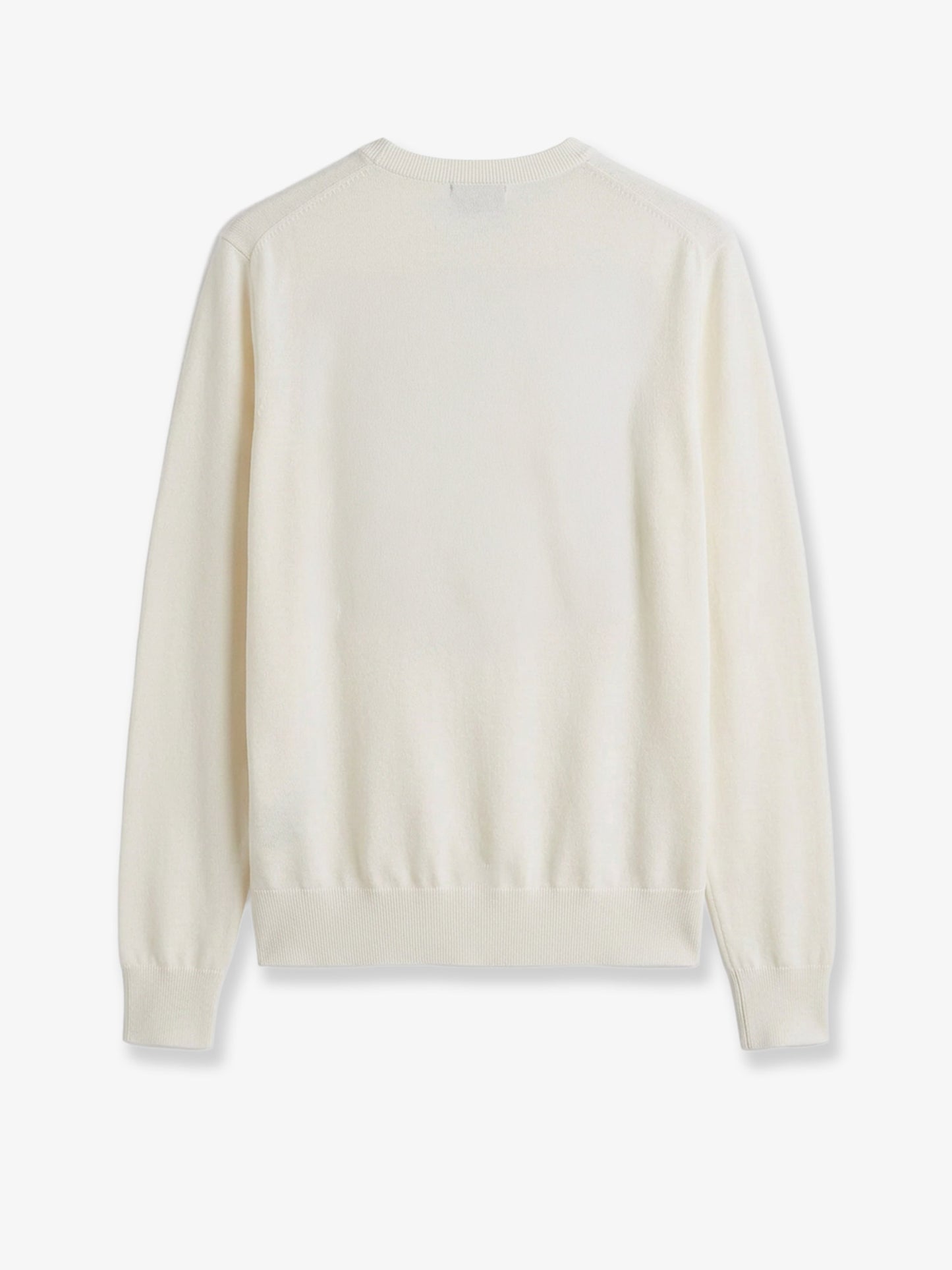 Fine Crew Knit wool and silk blend sweater