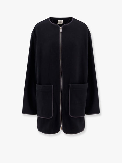 Wool blend coat with lateral slits thumbnail