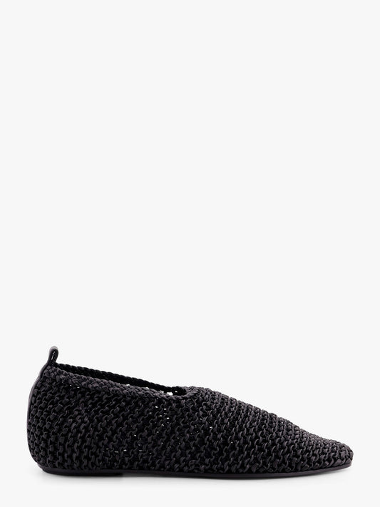 Interwined leather ballerinas