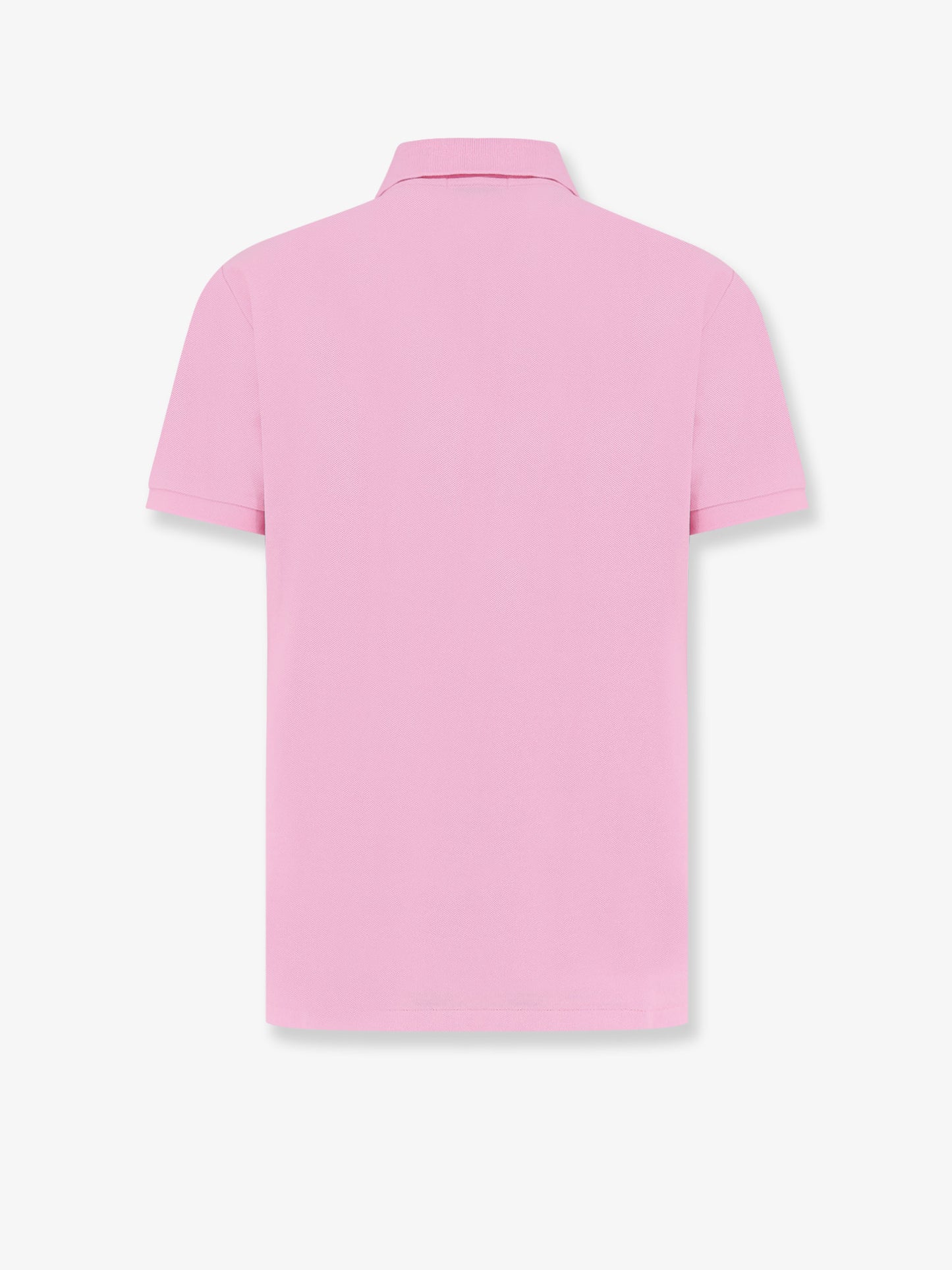 Maglia polo in cotone con logo ricamato