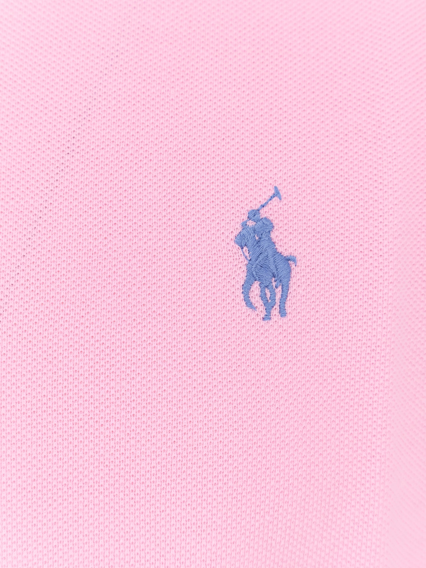 Maglia polo in cotone con logo ricamato