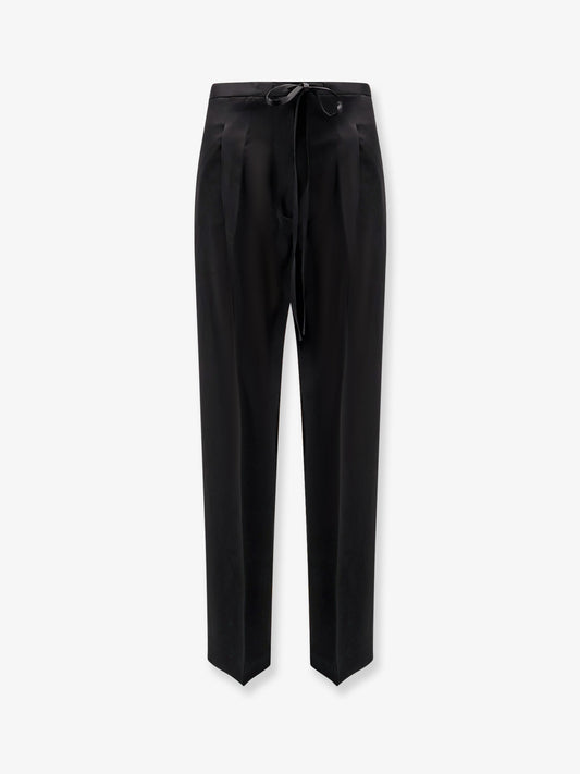 Relaxed satin trousers