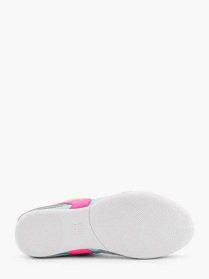 Gymnasium low-top technical fabric and suede sneackers thumbnail