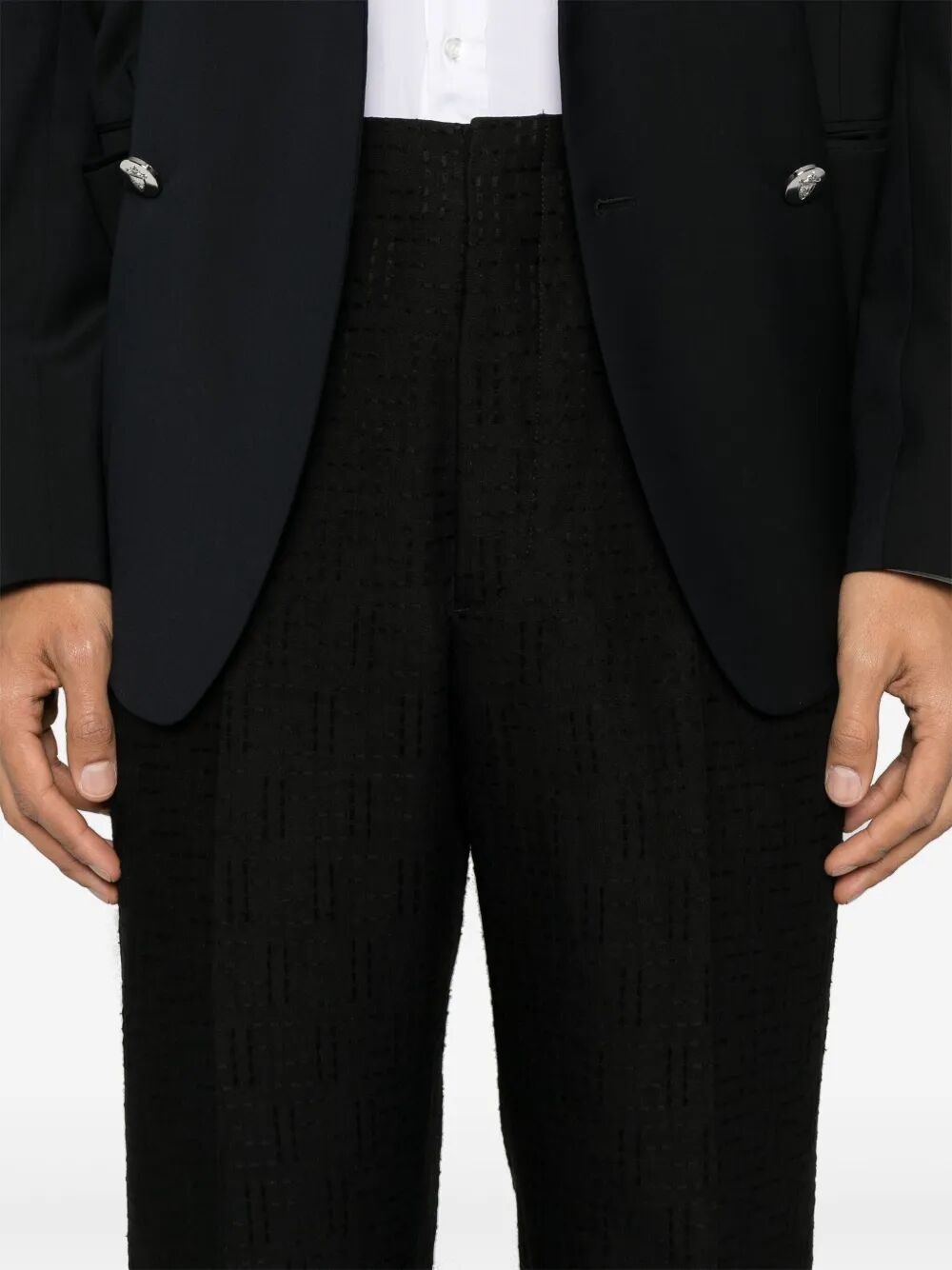 FF-pattern trousers