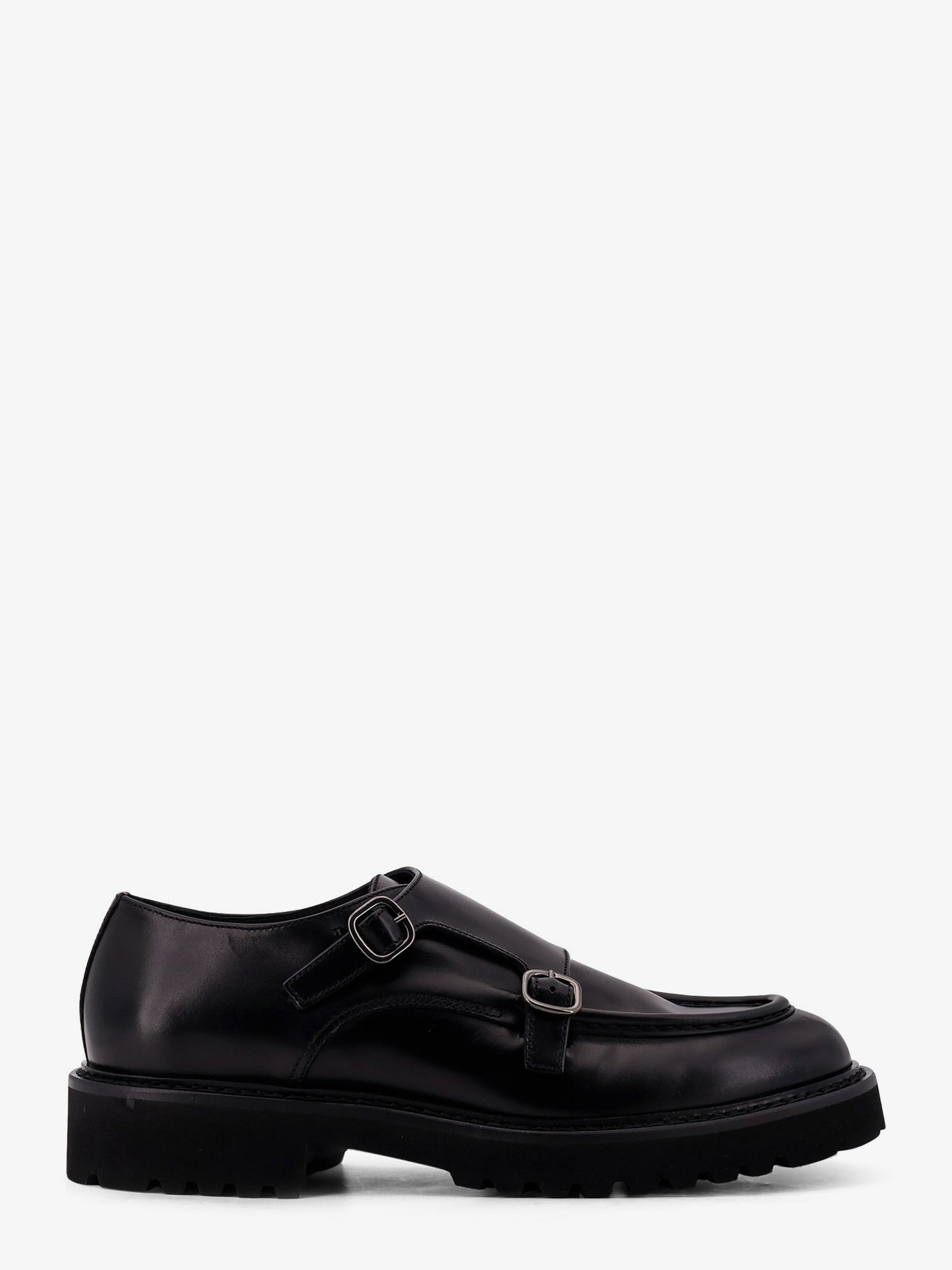 Double Buckle leather shoe