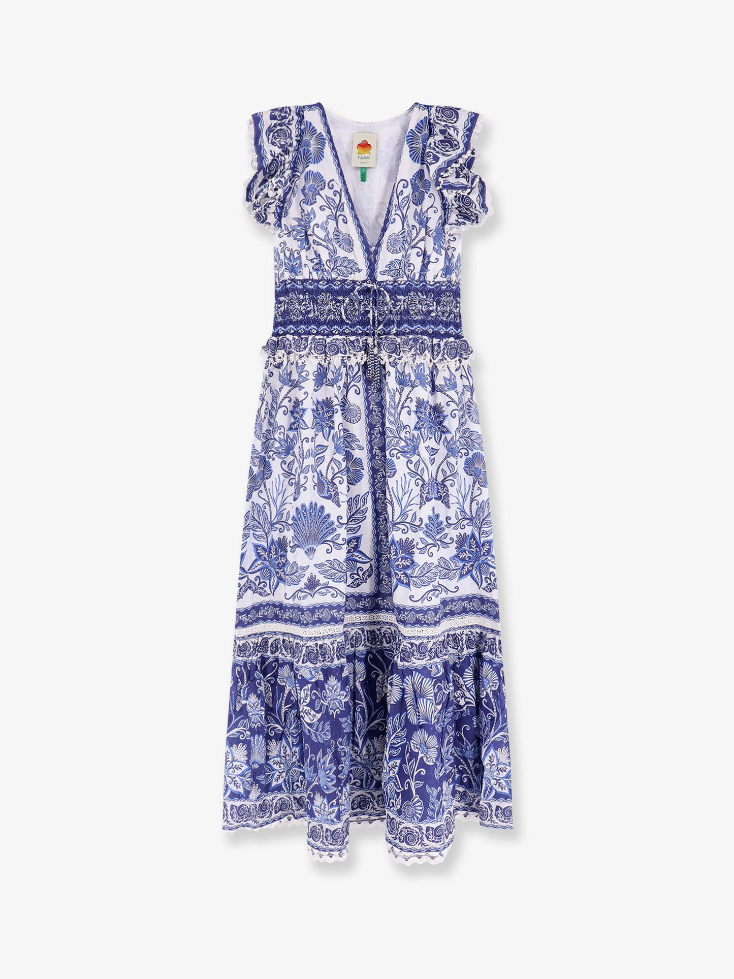 Shell Garden cotton long dress