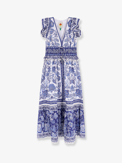 Shell Garden cotton long dress thumbnail