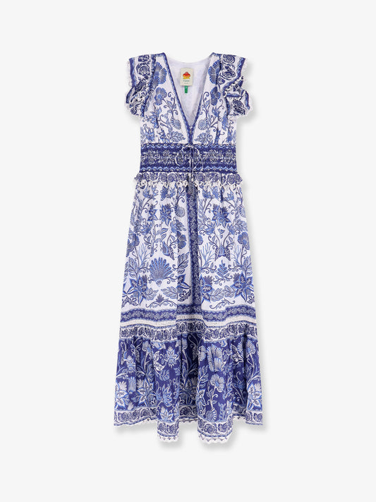 Shell Garden cotton long dress