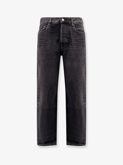 Long Mick black denim trousers thumbnail