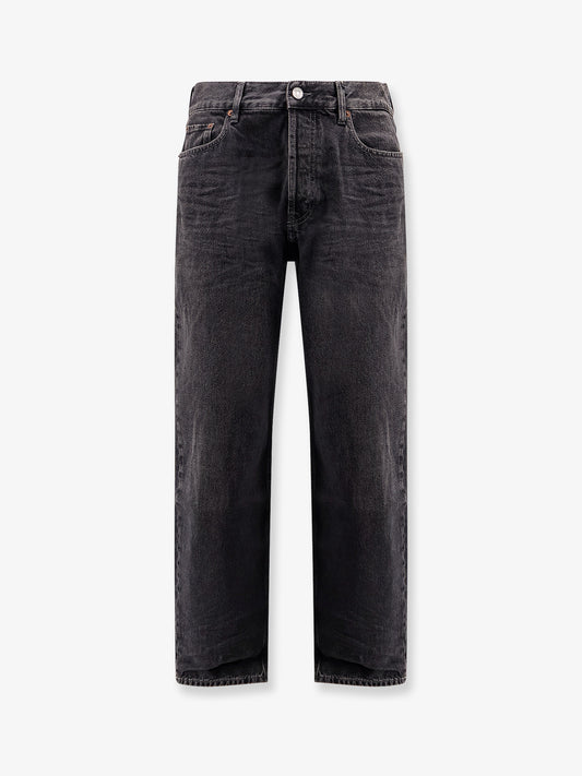 Long Mick black denim trousers