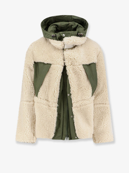 Giubbino in eco shearling e nylon thumbnail