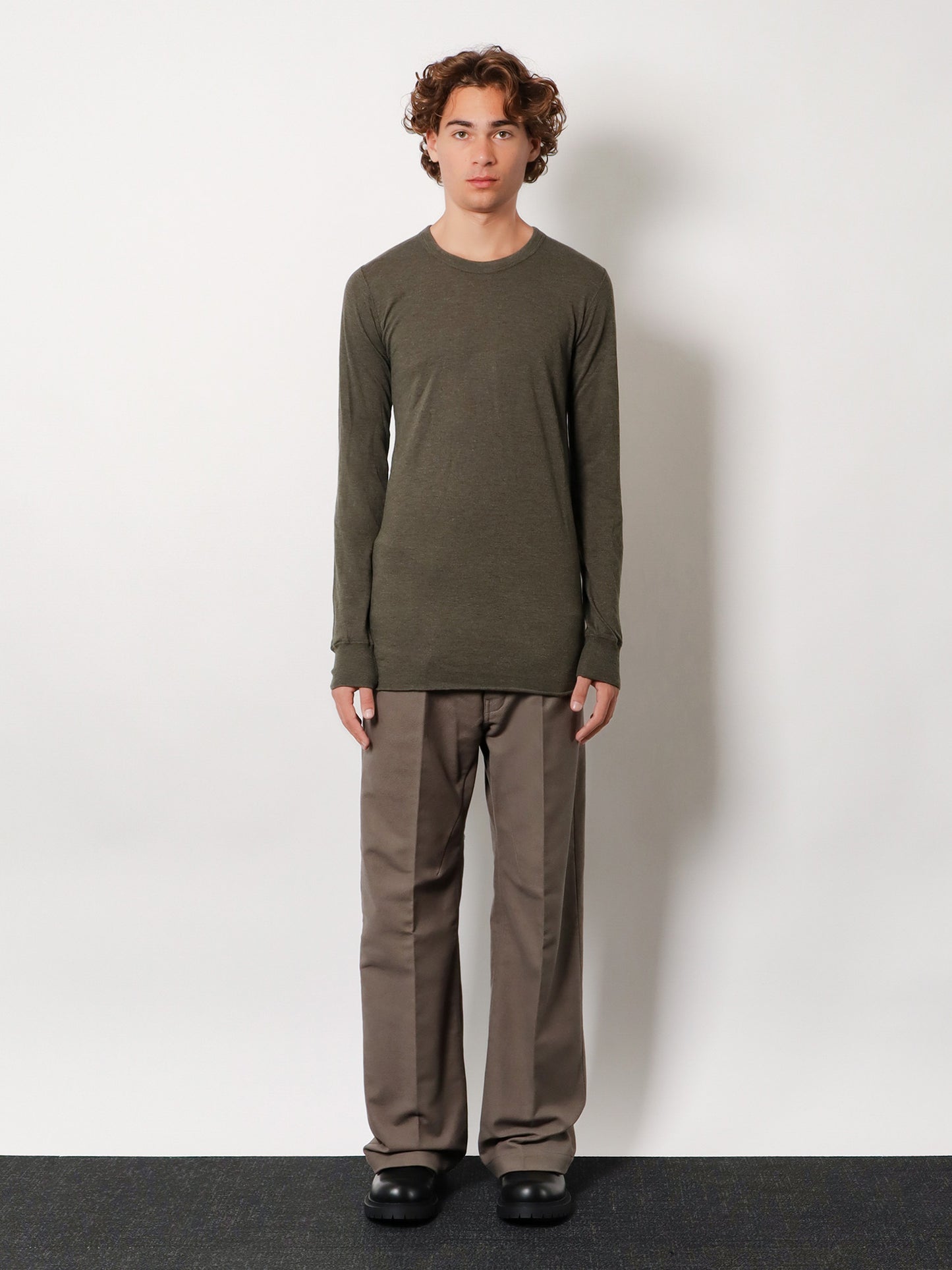 T-shirt Basic LS T in misto viscosa