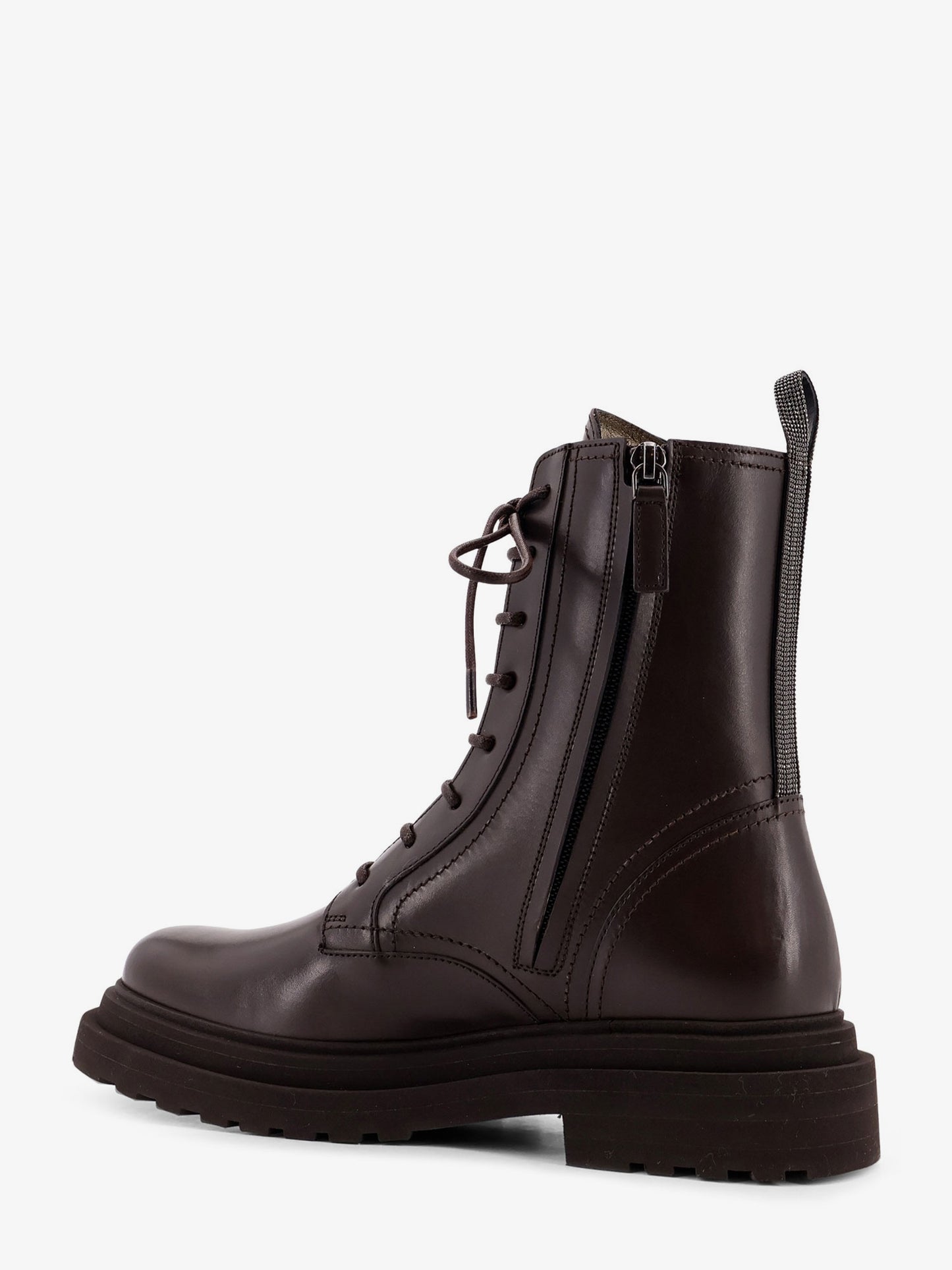 Leather ankle boots