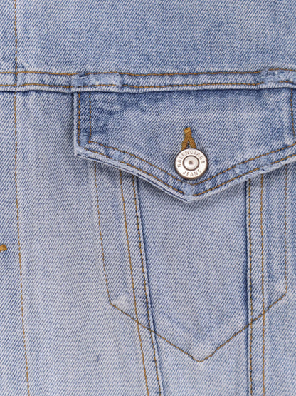 Washed out denim jacket thumbnail