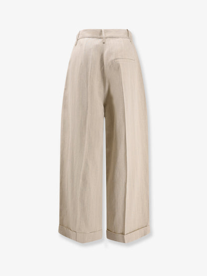 Sartorial viscose and linen trousers thumbnail