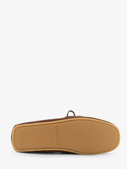Mocassini in suede con logo GG all-over thumbnail