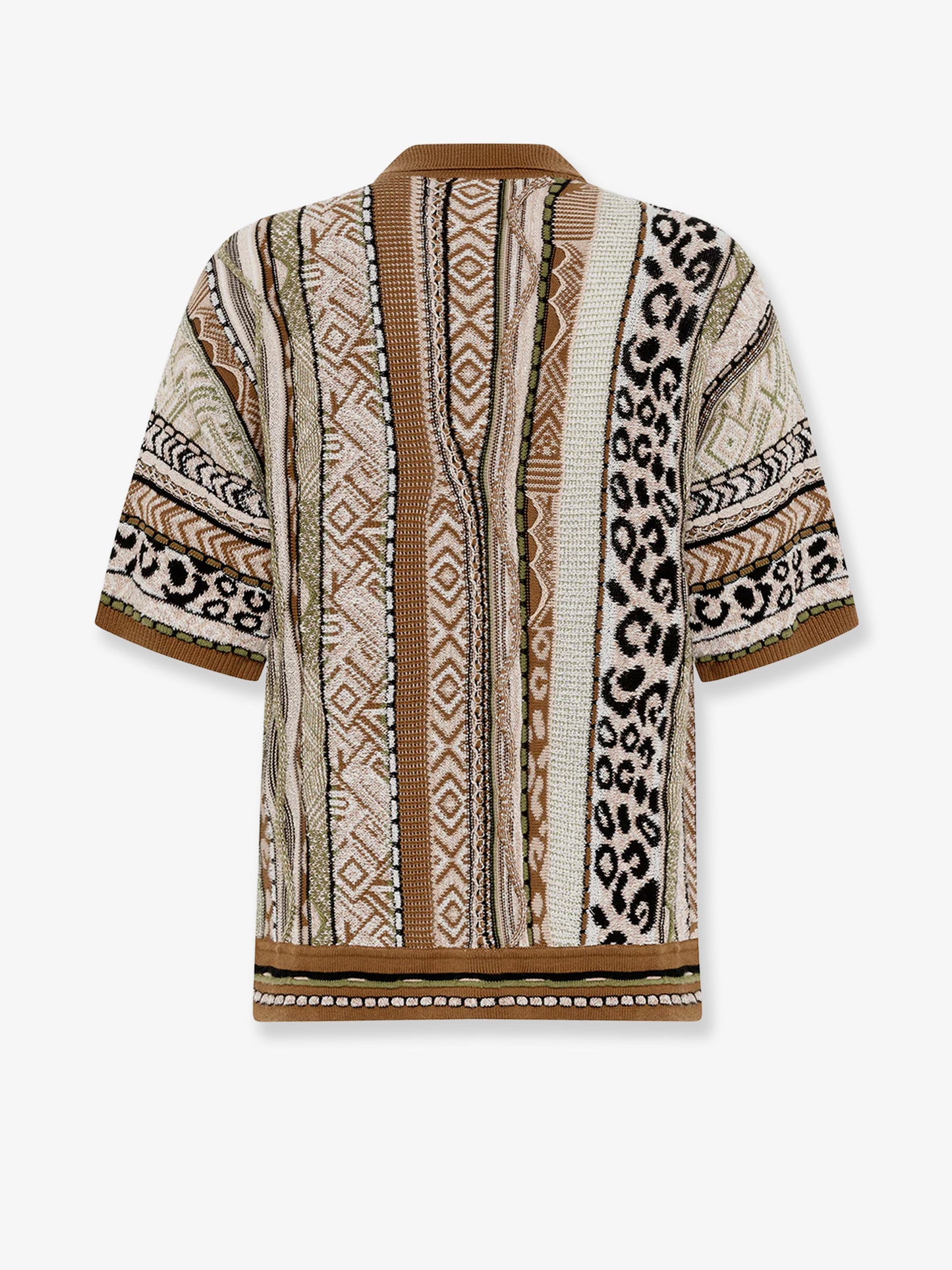 Multicolor knitted shirt