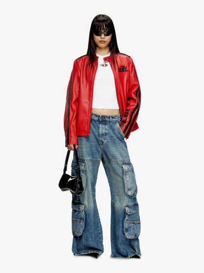 Play Clutch shiny leather shoulder bag thumbnail