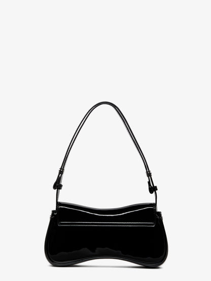 Play Clutch shiny leather shoulder bag thumbnail