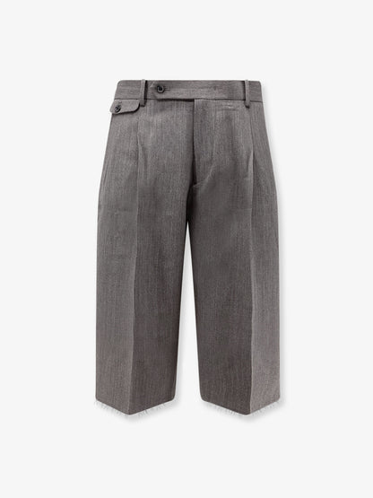 Wool blend bermuda shorts with frontal princes thumbnail