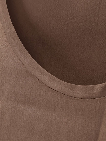 Stretch silk tank top thumbnail