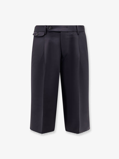 Wool blend bermuda shorts with frontale pinces thumbnail