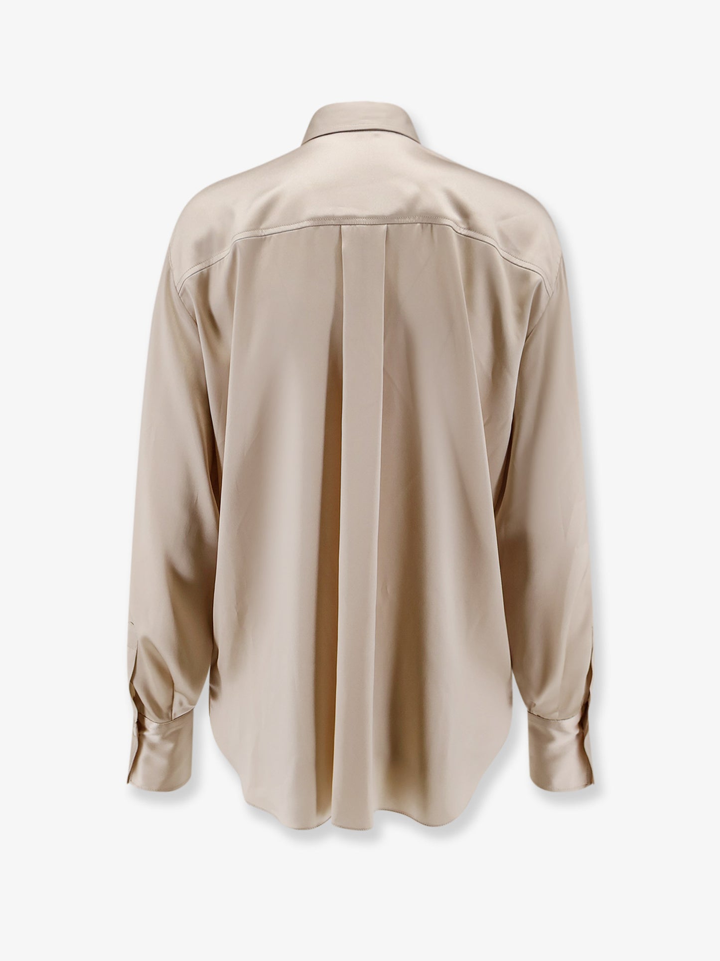 Silk shirt with Monili detail