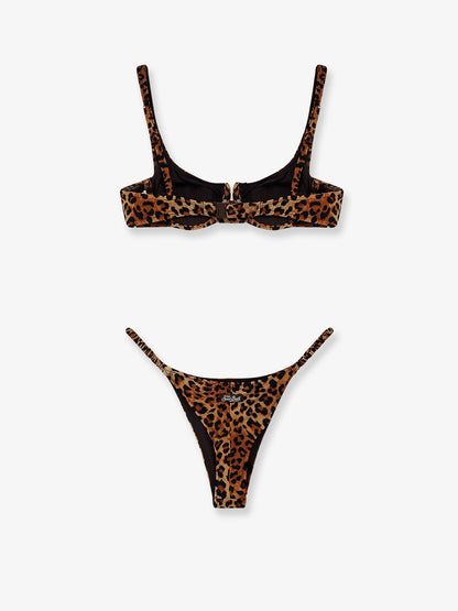 Perlamir nylon bikini with animal print thumbnail