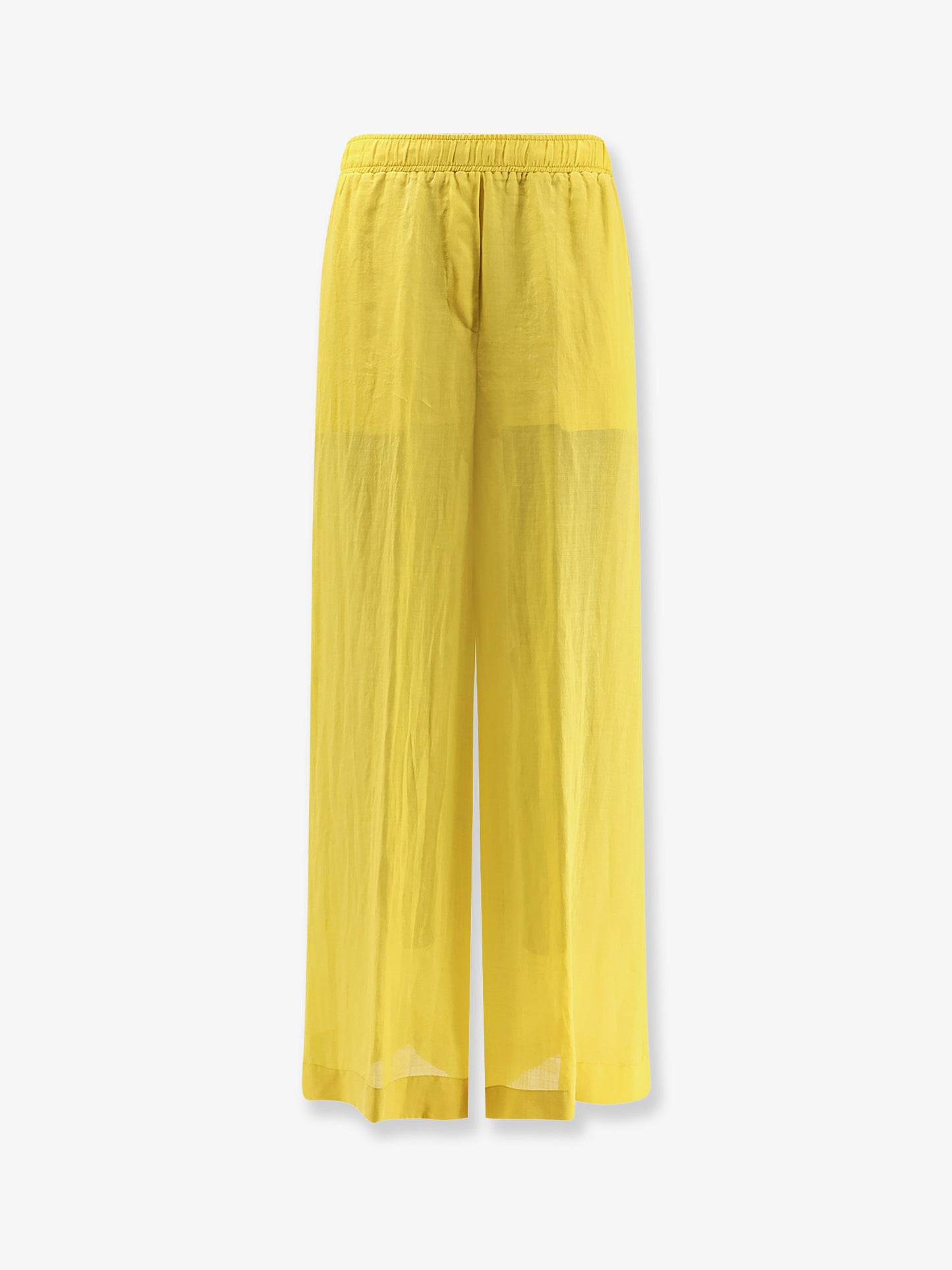 Linen blend trousers