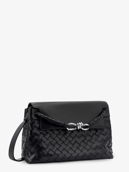 Borsa messenger Andiamo in pelle con motivo Intrecciato thumbnail