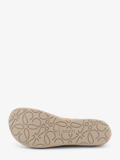 Rio suede and raffia loafers thumbnail