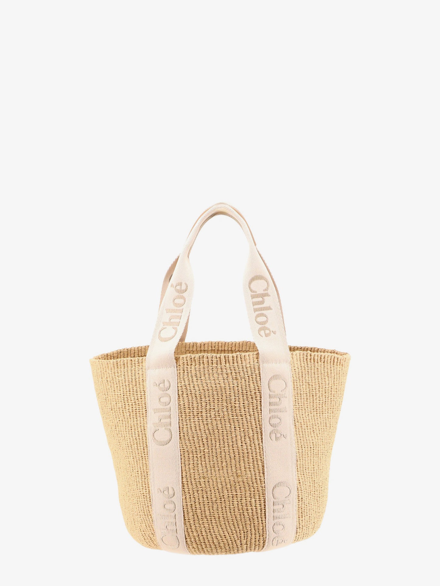 Woody raffia shoulder bag