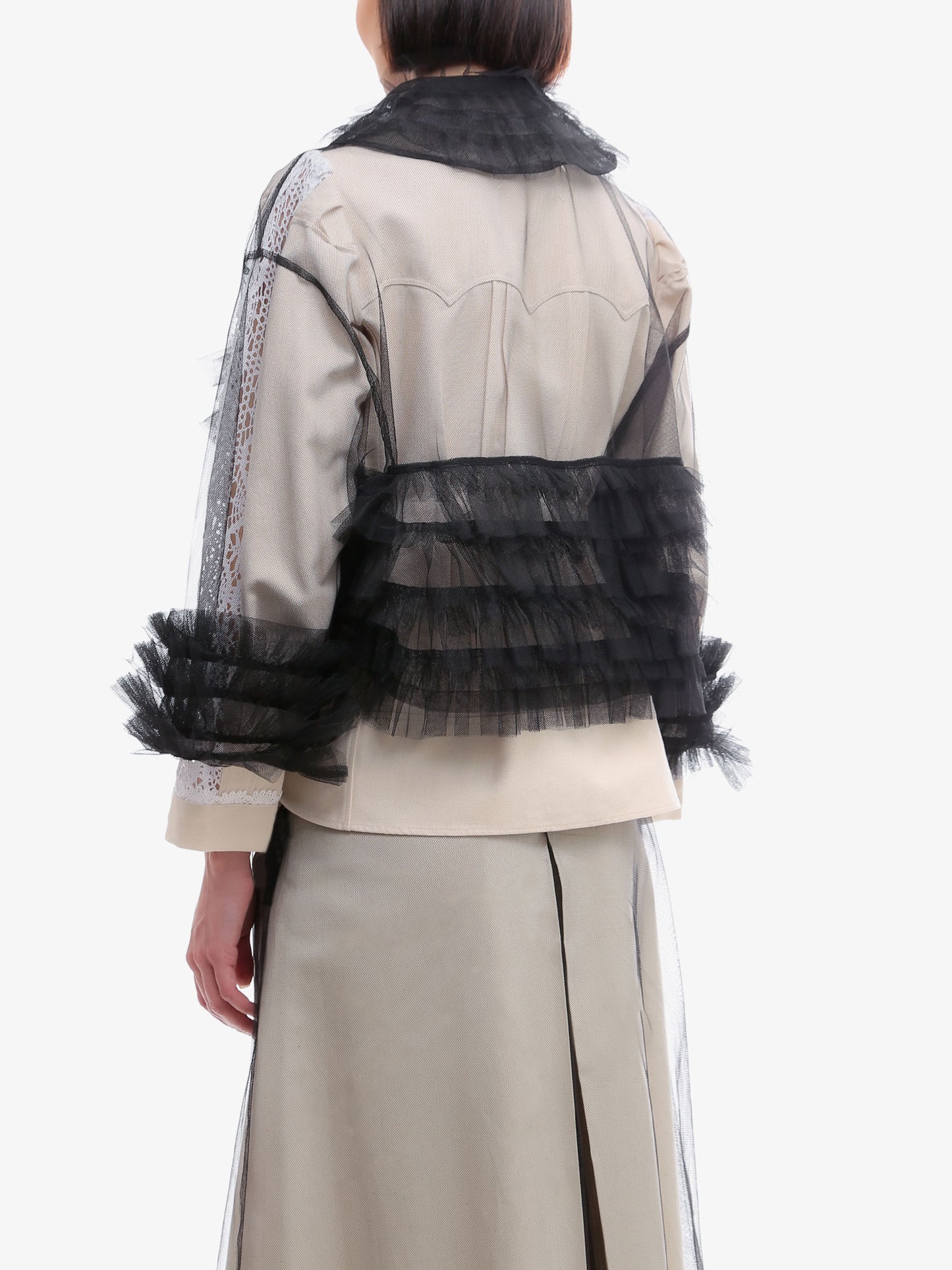 Top in tulle